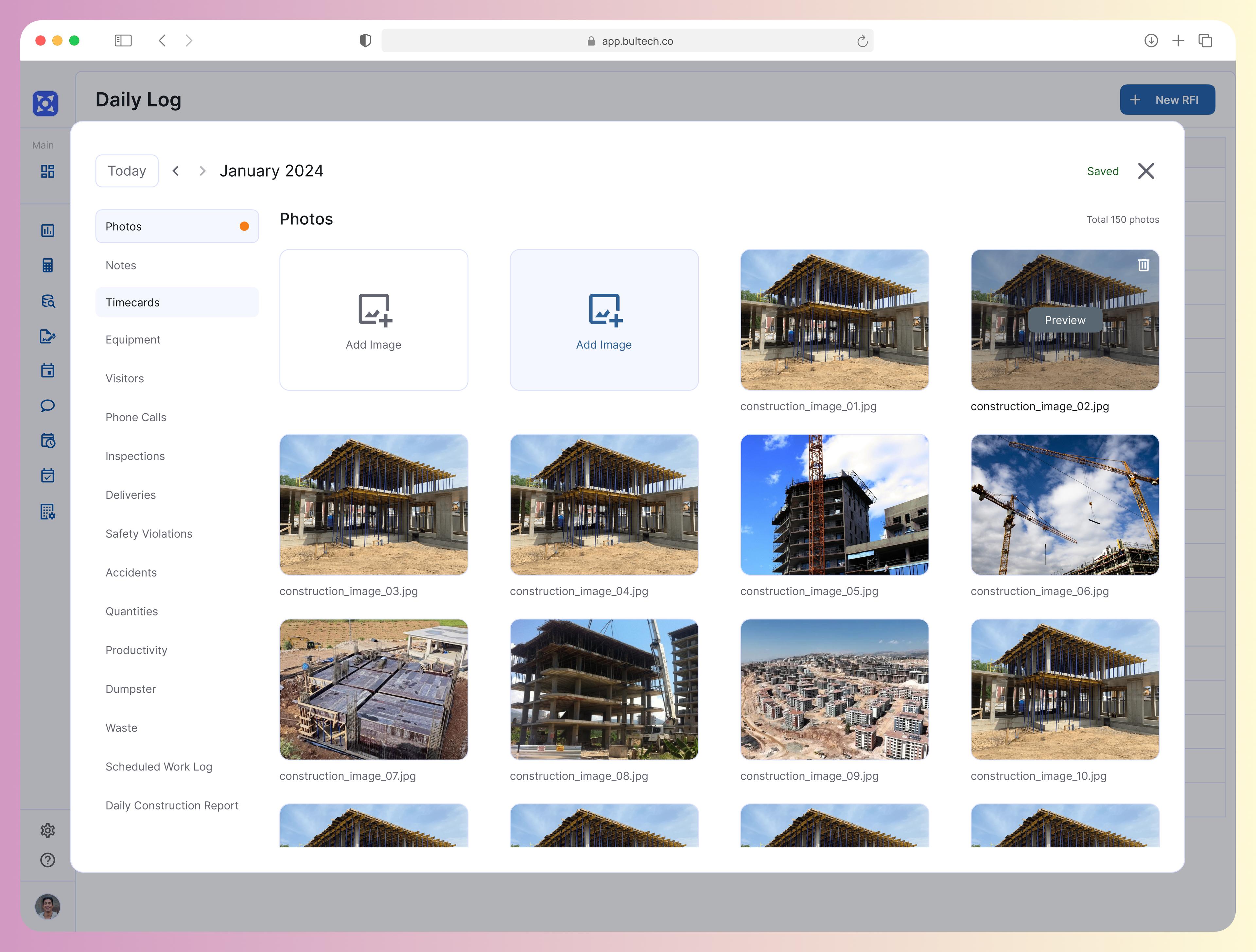 AI Agents for Daily Log & Photos